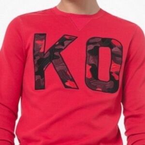 Michael Kors tech camp logo crew neck sweatshirt